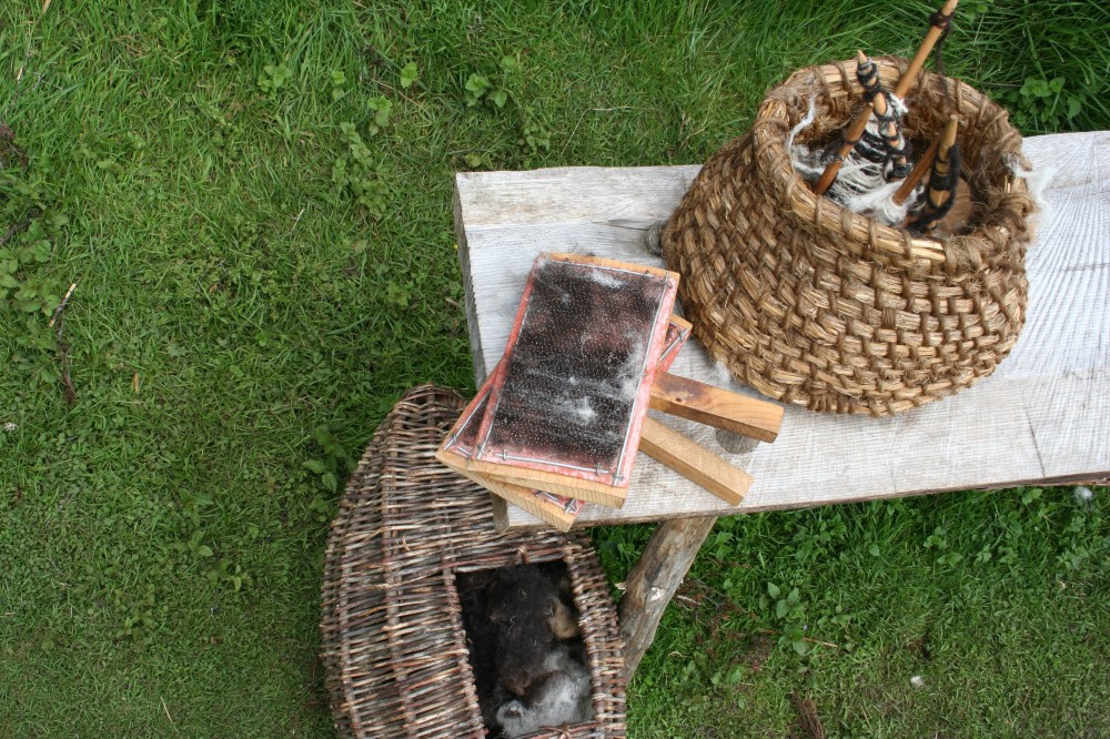 Wolle bearbeiten