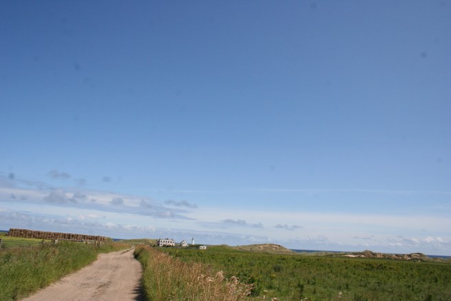 der Weg wurde zur Schotterpiste