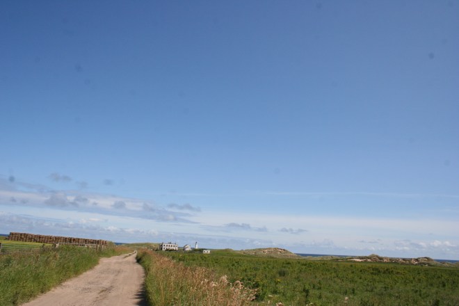 der Weg wurde zur Schotterpiste