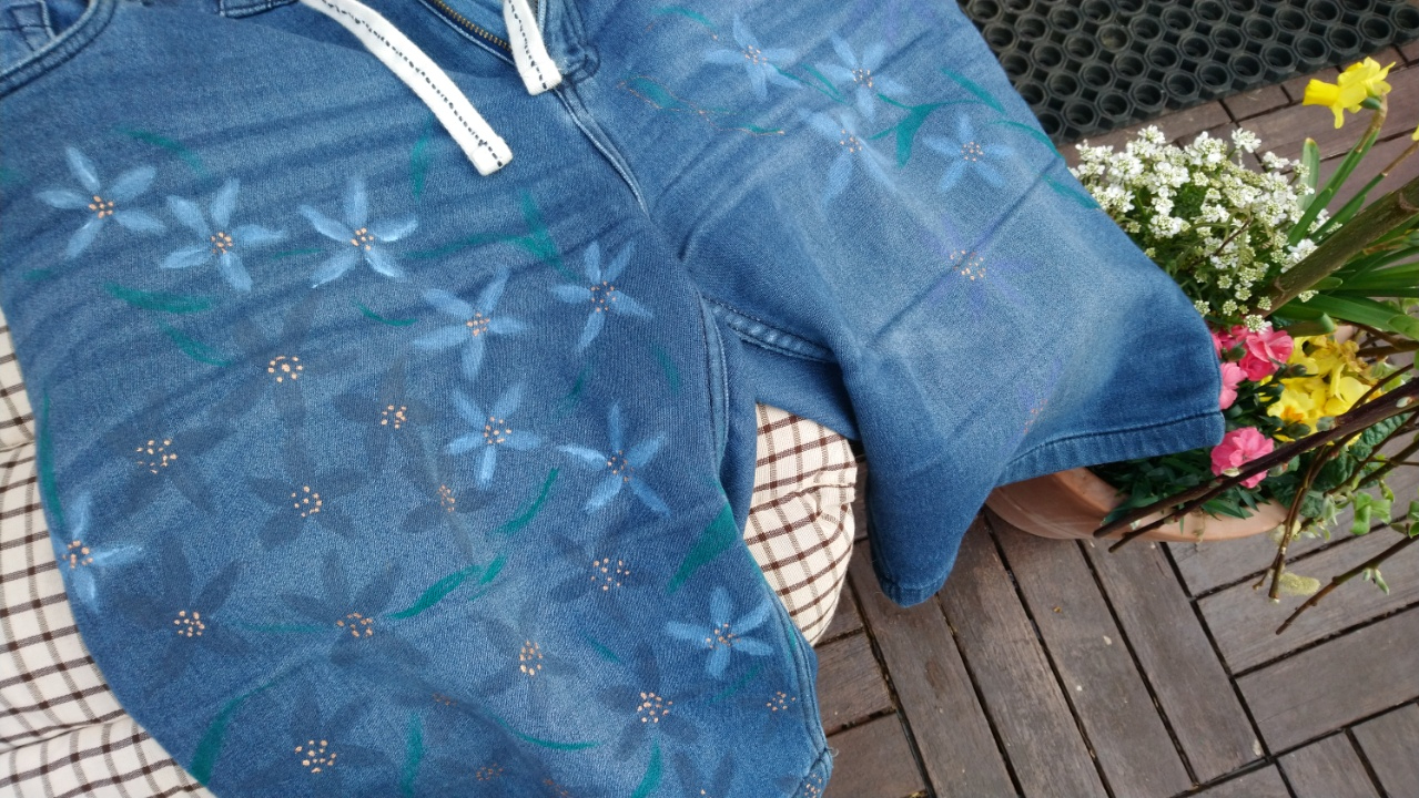 bemalte Shorts