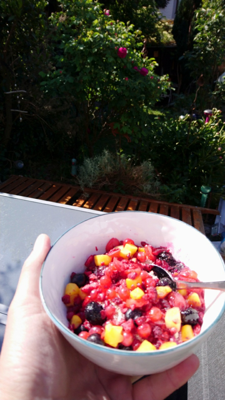 müsli mit früchten