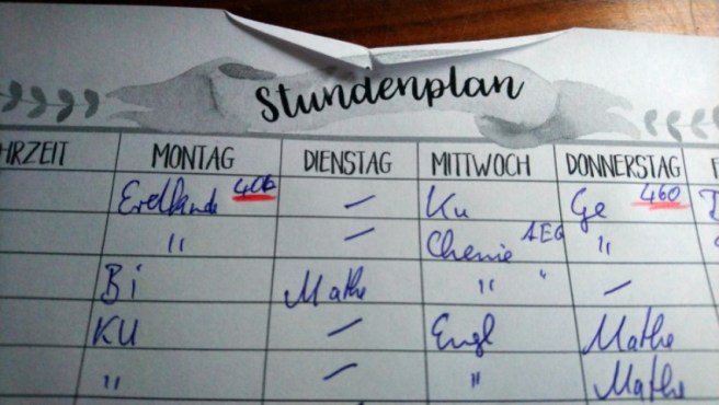 Stundenplan