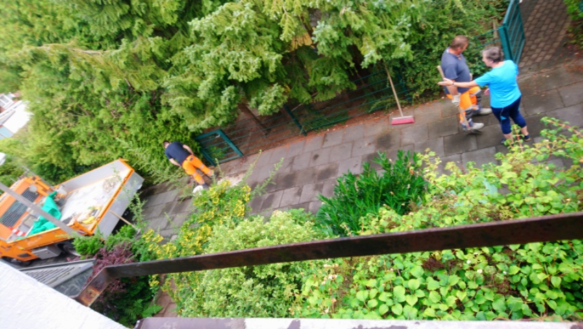 Abeiten vor der Tür